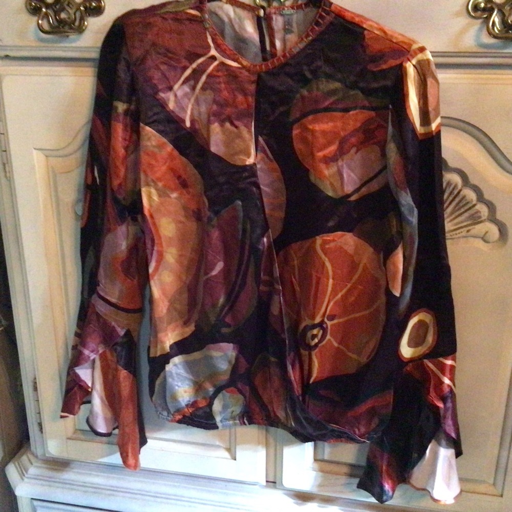 Elegant Multicolor Blouse NWT - Picture 4 of 7